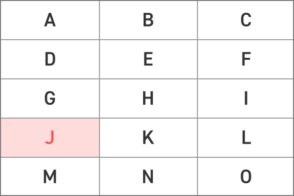 セルの背景に赤色が適用されているサンプル|AFTER